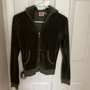 Juicy Couture Velvet Track Hoody Size M